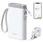 Nelko P21 Etiquetadora Bluetooth, Etiquetadora Adhesivas, Mini Impresora Térmica, Varias Plantillas