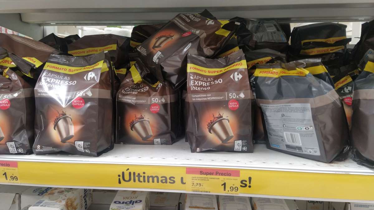 50 cápsulas para Nespresso sabor intenso en el carrefour del pinar »  Chollometro