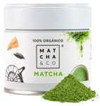 Matcha & CO Té Matcha Original Grado Ceremonial – 100% Ecológico y Natural – Polvo Orgánico de Japón – 30 g – Matcha & CO