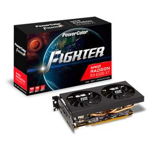 Tarjeta Gráfica PowerColor AMD Radeon RX 6500 XT Fighter OC 8GB GDDR6