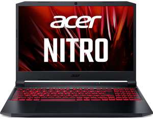 Portátil gaming Acer Nitro 5 (15,6" FHD IPS 144 Hz, i5-11400H, RTX 3060, 16GB DDR4, 512GB SSD NVMe)