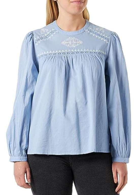Springfield Blusa Bordados Y Lace Camisa para Mujer [Tallas de la 34 a la 44]