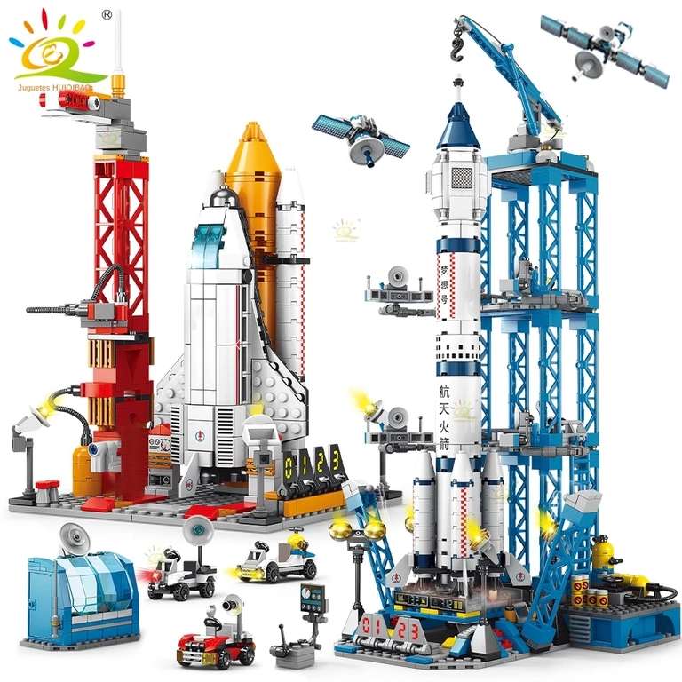 Bloques de construcción de cohete - Varios Modelos