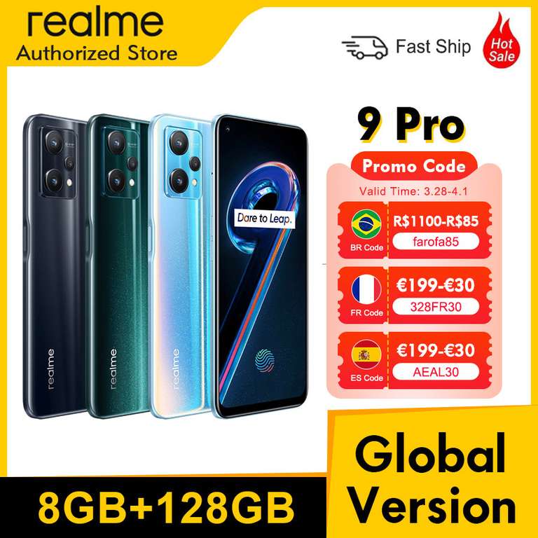 Realme 9 PRO 5G con 6GB/128GB Global