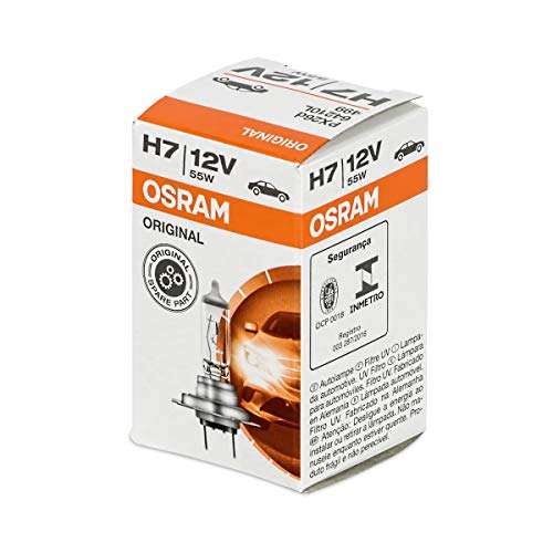 Osram 10x Original Line H7, Longlife, 64210L, 12V, 55W (10 lámparas)