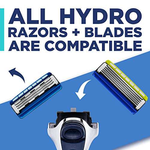 Wilkinson Sword Hydro 5 Skin Protection Regular - 8 Recambios de Cuchillas de Afeitar de 5 Hojas (disponible tb 16 recambios)