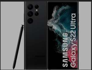 Smartphone SAMSUNG Galaxy S22 Ultra 5G (6.8'' - 12 GB - 256 GB - Negro)