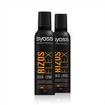 Syoss Pack 2 unidades - Espuma Rizos Flex - Rizos Perfectamente Definidos Sin Encrespamiento
