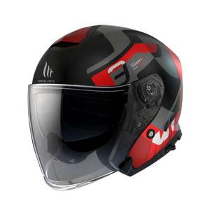 Casco de moto Jet Of504Sv Thunder 3 Sv Silton MT Helmets