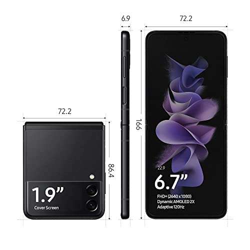 Samsung Galaxy Z Flip3 5G 256GB Version EU (Negro)