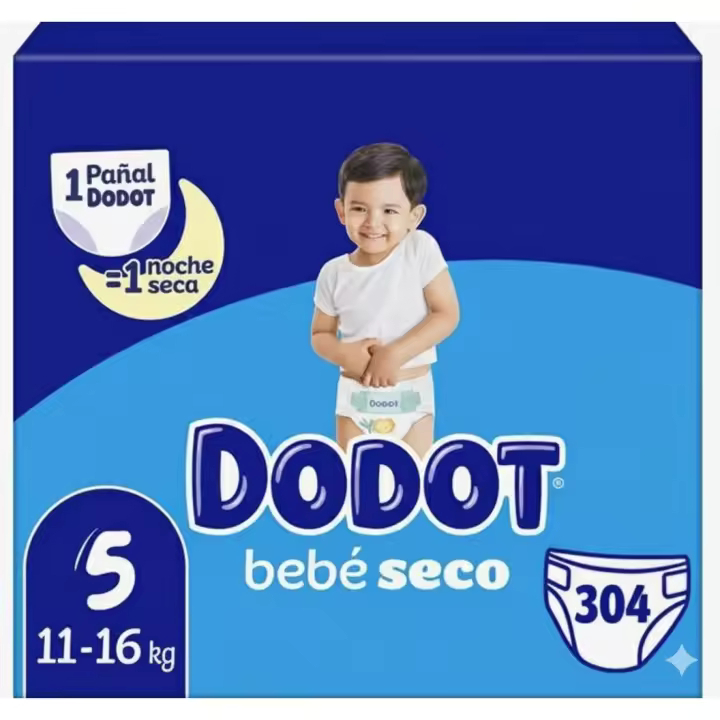 Dodot bebe seco talla 4, 328 pañales