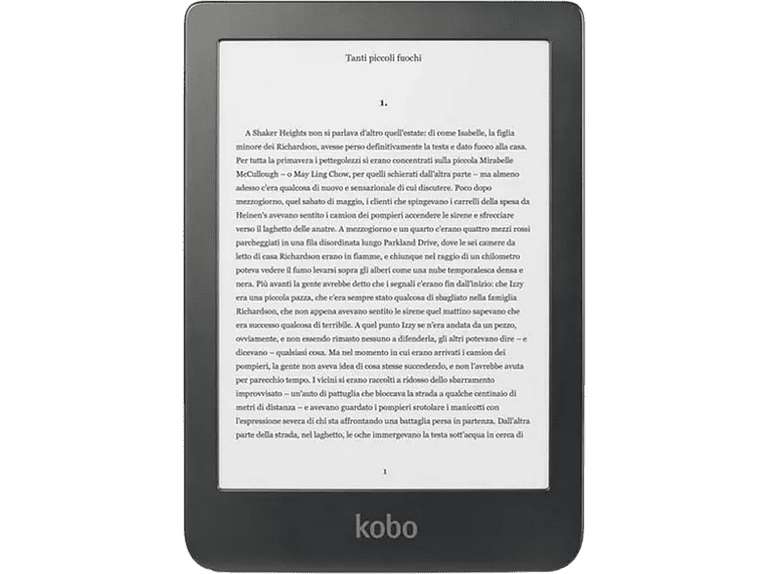 eReader - Kobo Clara HD, 6", 8 GB, Para eBook, 300ppp