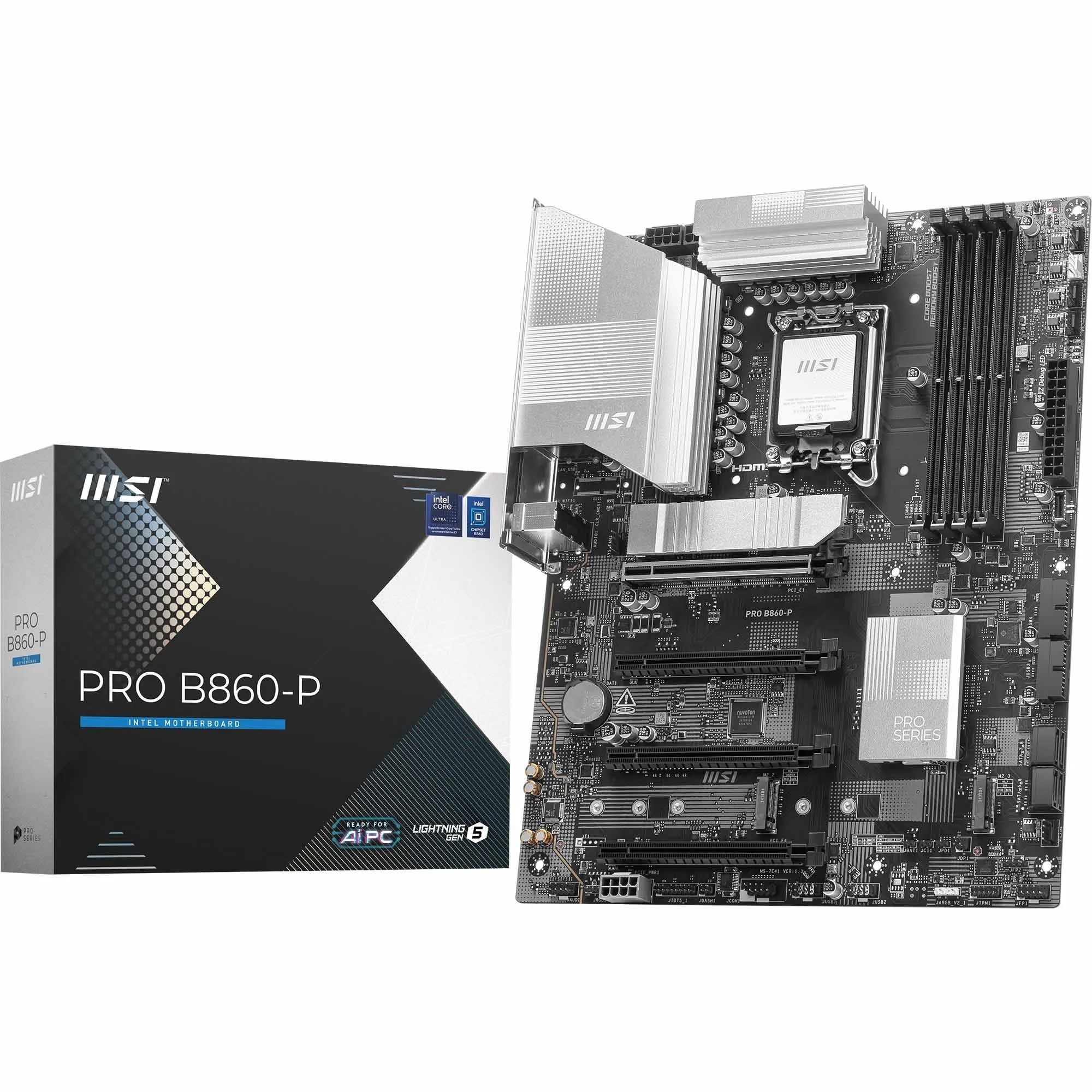 MSI Pro B860-P Placa Base 1851 ATX + pccomponentes