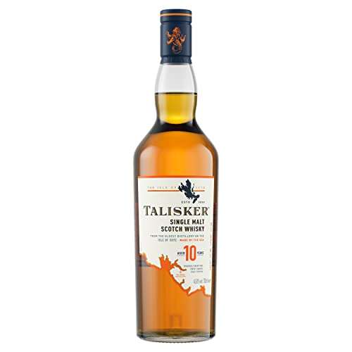 Talisker 10 años, whisky escocés single malt, 700 ml