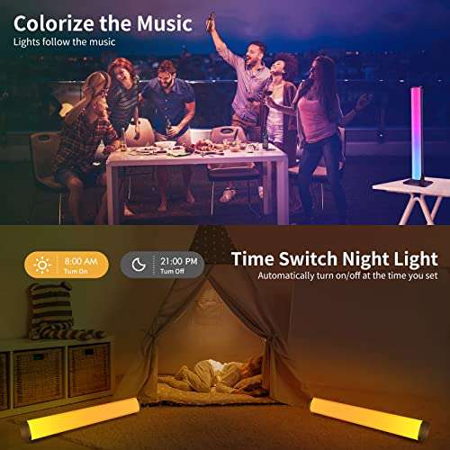 Smart Luces LED RGB de Modo Música y Escena Barras de Luz RGB Inteligent