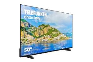 Telefunken 50DTUA724 - Android TV 50 Pulgadas 4K Ultra HD