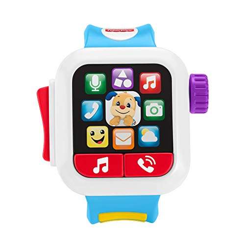 Fisher-Price- Smartwatch Hora de Aprender, Juguete con música y luz para niños + 6 Meses.