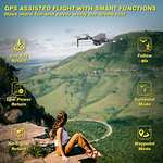 IDEA 31 Drone. Plegables GPS WIFI 5GHz con Motor sin Escobillas, Dron Cámara RC, HD, 2 baterías, hélices de repuesto y estuche