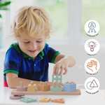 Oferta: Tosekry Juguetes Montessori de Madera para Clasificar Formas y Colores, para Bebes y Niños de 6 Meses a 3 Años