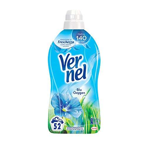 Vernel Blu Oxygen Suavizante lavadora 8 x 52 lavados
