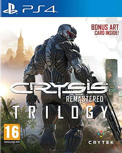 Crysis Remastered Trilogy PS4. Formato físico