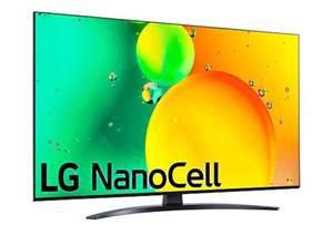 TV LED 43 - LG 43NANO766QA, UHD 4K, Procesador Inteligente α5 Gen5 AI Processor 4K (Precio Final En El Carrito)