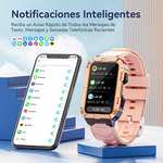 Smartwatch Mujer IP68, Reloj Inteligente con pantalla 1.57" Pulsómetro Sueño Podómetro, etc..