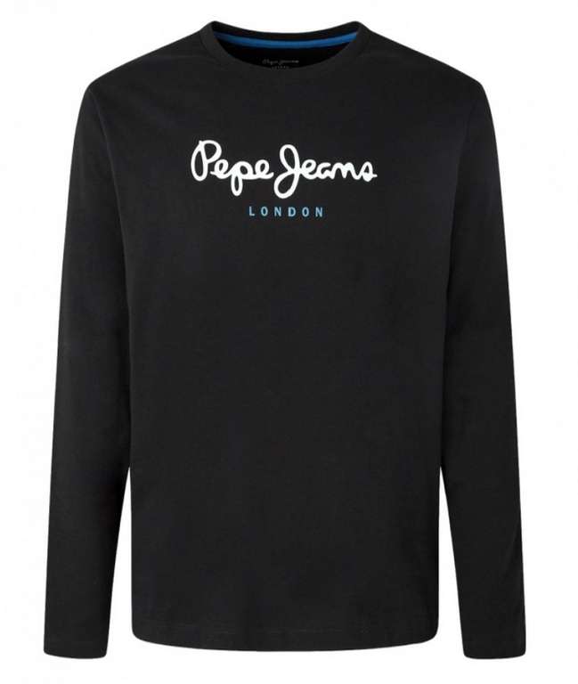 Pepe jeans: Camiseta Eggo Largo N, algodón.color:gris- Azul marino -negro.(blanco 16,21€)