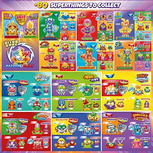 Superthings Rival Of Kaboom Guardians of Kazoom Caja de 50 One Packs con Figuras de la Serie Guardians of Kazoom