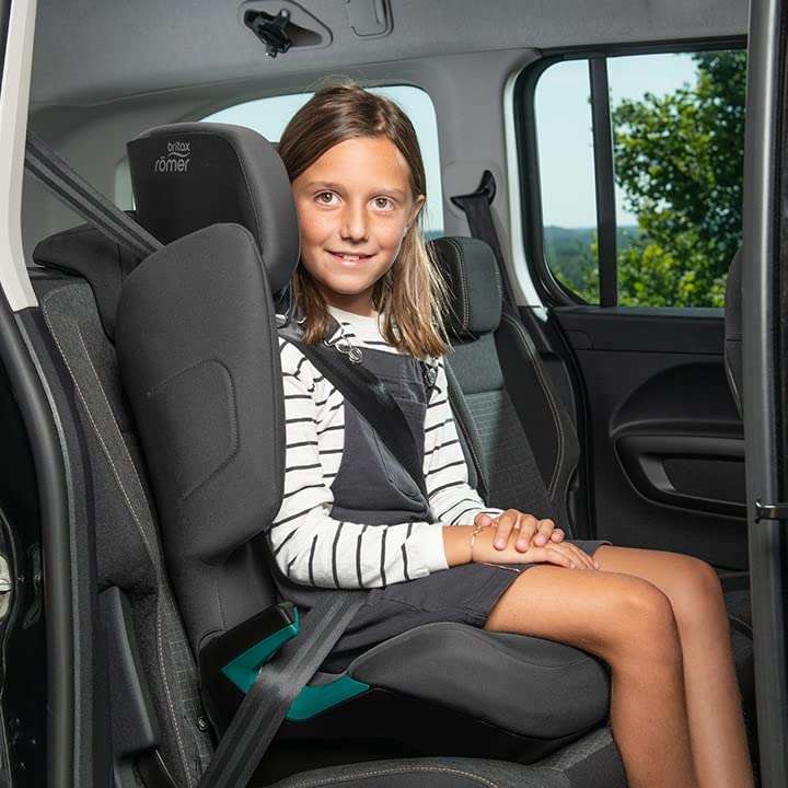 BRITAX RÖMER Silla de coche ADVENTURE PLUS, niños de 100 - 150 cm (i-Size), 3.5 - 12 años, Space Black