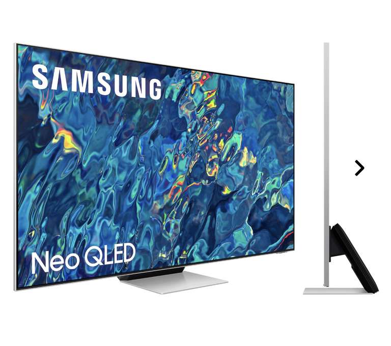 TV QLED 85" - Samsung QE85QN95BATXXC, Neo QLED 4K, Procesador Neural 4K con IA, Smart TV, Plata