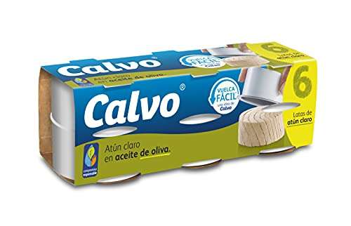 Calvo Atún Claro en Aceite de Oliva Pack6 x 65g