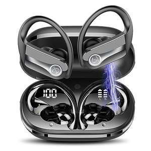 Auriculares Inalámbricos Deportivos, Bluetooth 5.3, Dual LED Pantalla, Controlador 13 mm