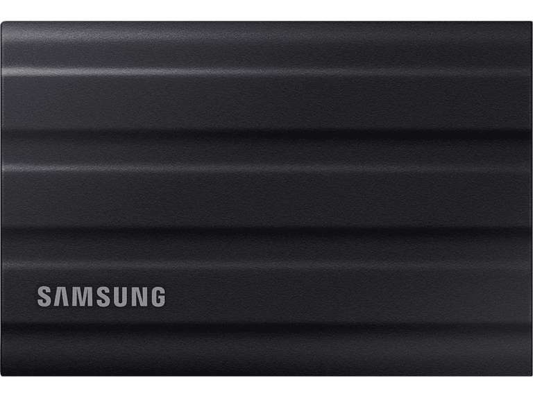 Disco duro SSD externo 1 TB - Samsung T7, lectura de 1050 MB/s USB Tipo C, SSD, Serie MU-PE1T0S Negro
