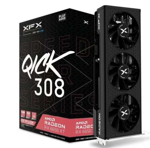XFX Speedster Qick308 AMD Radeon RX 6650XT Ultra Gaming 8GB GDDR6