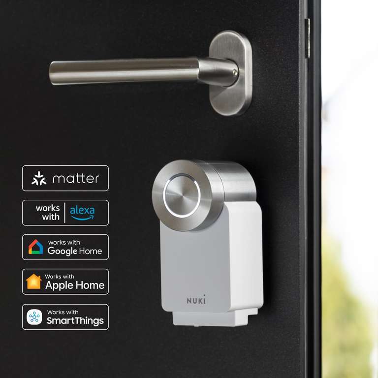 Nuki Smart Lock Pro (4.ª generación) - Cerradura inteligente con WiFi