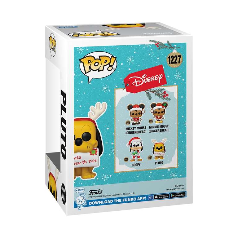 Funko POP! Disney: Holiday - Pluto - Rebaño - Exclusivo De Amazon