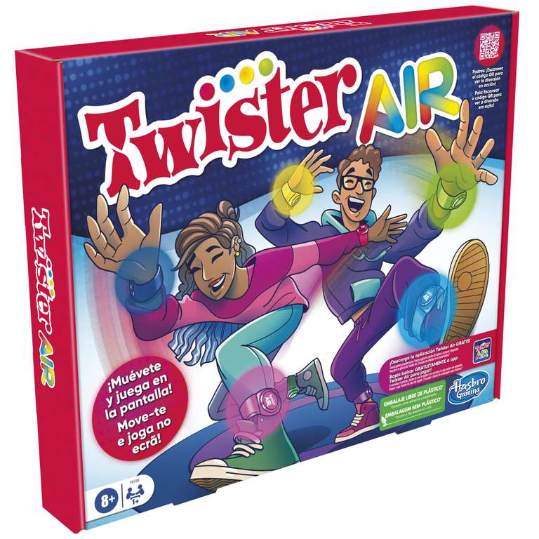 Hasbro Gaming Juego Twister Air - Juego Twister Air con aplicación RA
