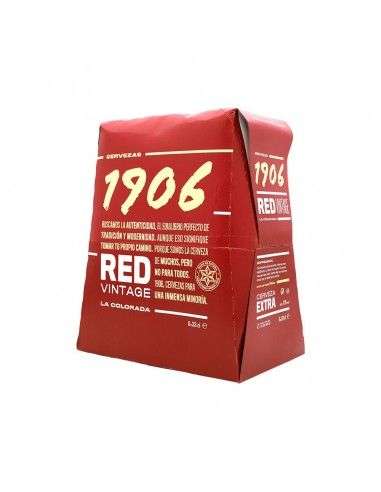 18x (3 Pack 6): Cervezas Estrella Galicia 1906 Red Vintage 33cl: Disfruta de la auténtica cerveza histórica