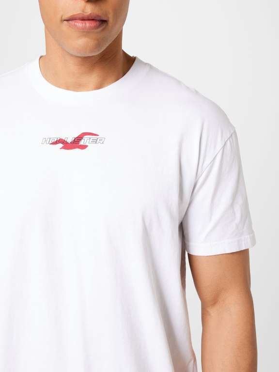 Camiseta Hollister - Blanco (M y XL)