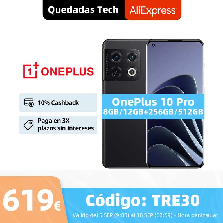 Oneplus 10 Pro 5G 8GB/256GB Global - Desde España