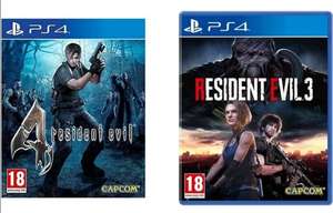 Resident Evil 4 HD + Resident Evil 3 Remake - PS4