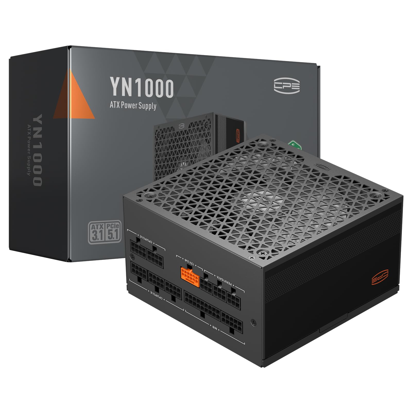 PCCOOLER YN1000 Fuente de alimentación, 1000W 80 Plus Gold Certified Totalmente Modular (DESCRIPCIÓN)