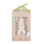 Tikiri 8571142 - Mordedor de caucho natural, diseño de conejo, juguete para bebés y niños a partir de 0 meses, 11 cm