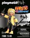 PLAYMOBIL Naruto 71100 Naruto Rikudou Modo Sabio con Camisa Amarilla, pantalón Negro y Sandalias Amarillas, además de un bastón y un Kunai