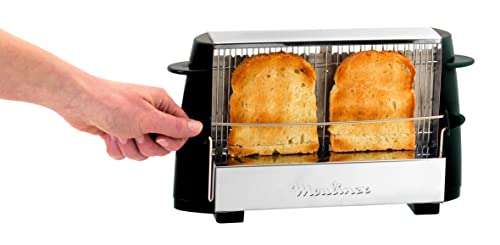 Moulinex Multipan A15453 - Tostador clásico de 760 W para todo tipo de pan, hasta 4 rebanadas