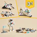 LEGO 31134 Creator 3 en 1 Lanzadera Espacial, Figura de Astronauta o Nave de Juguete, Set de Construcción