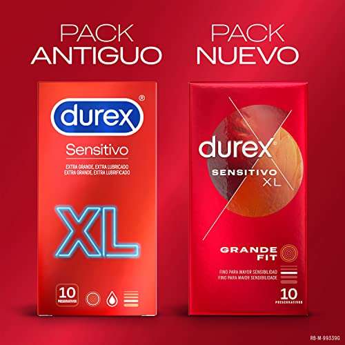 10 Durex Preservativos Sensitivo XL: Confort y Sensibilidad en Talla Extra Grande