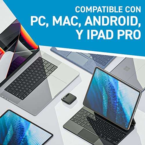 Oferta: Crucial X6 1TB SSD Portátil - Hasta 800MB/s - PC y Mac - Unidad de Estado Sólido Externa USB 3.2, USB-C - CT1000X6SSD9