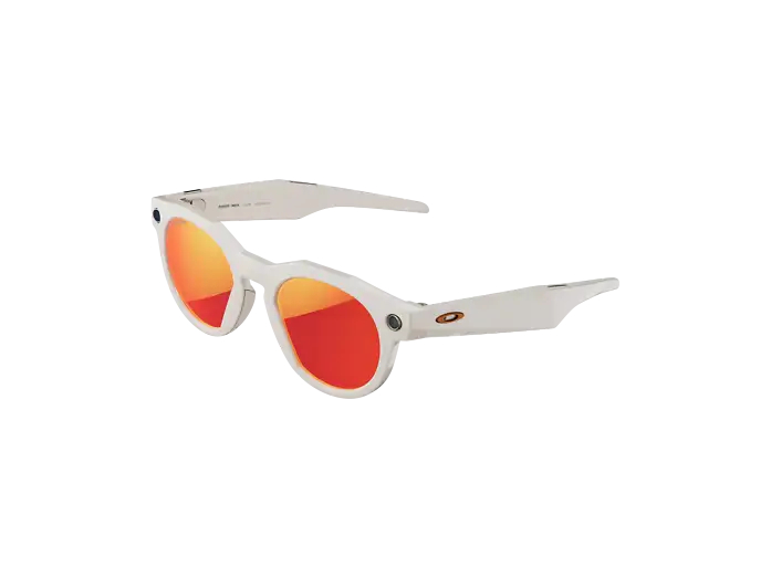Gafas IA Oakley Meta HSTN, cámara ultra gran angular 12MP, vídeo 3K, hasta 8h de batería, Meta AI, IPX4, 32 GB, gris cálido / Prizm Ruby